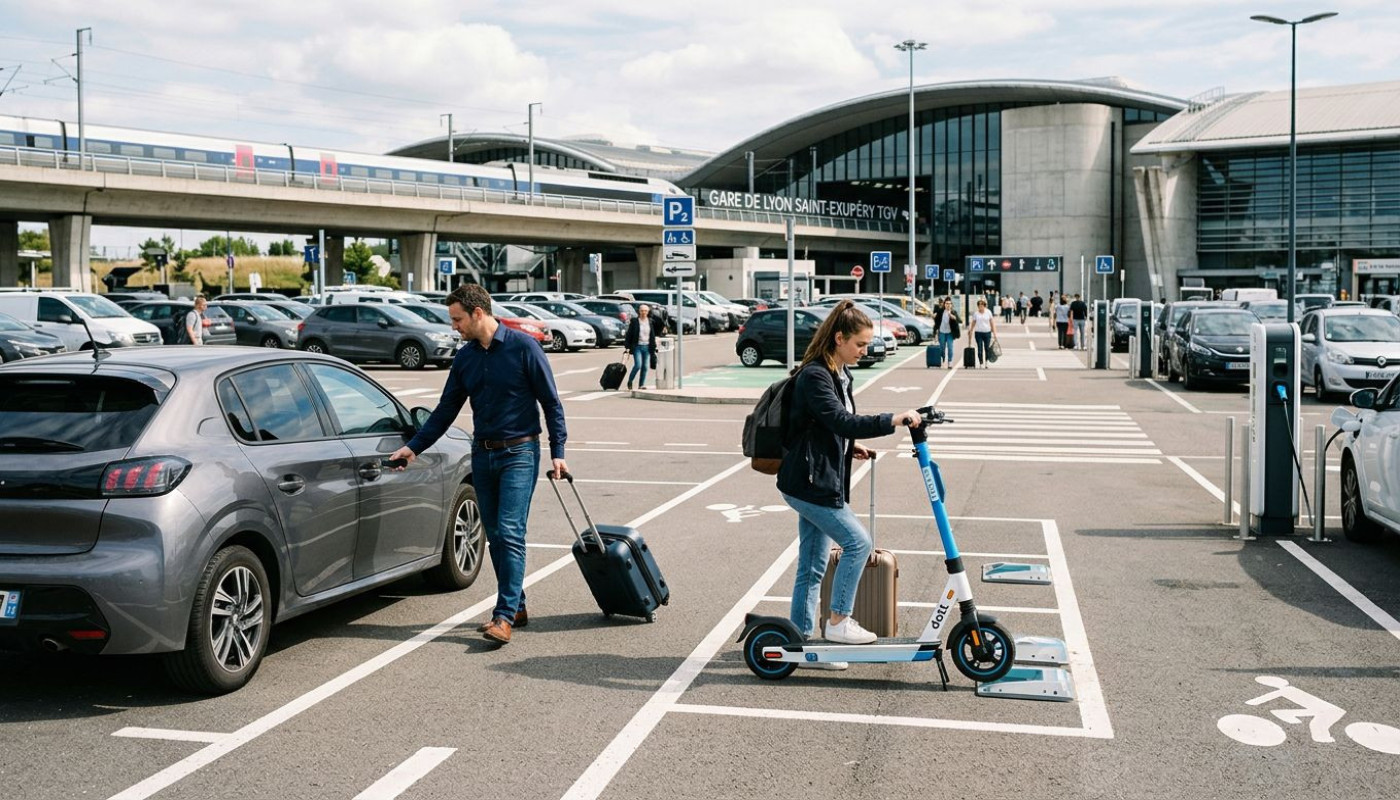 Economie - Parking aéroport lyon saint ex : miroir des nouveaux modes de mobilité